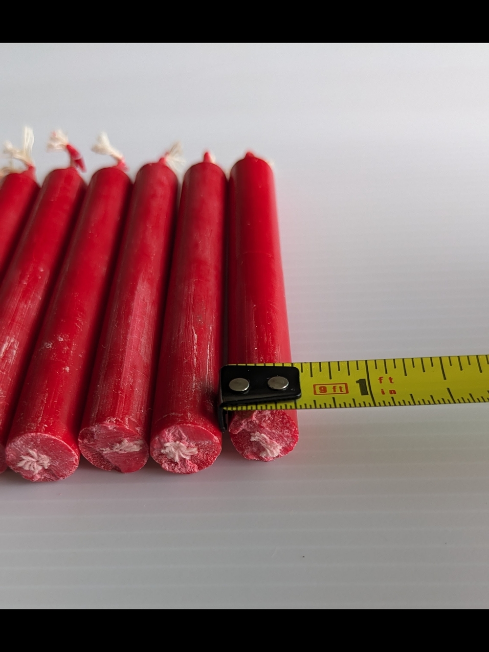 Vintage Swedish Red Christmas Tree Candles Set of 19 - Picture 3 of 9